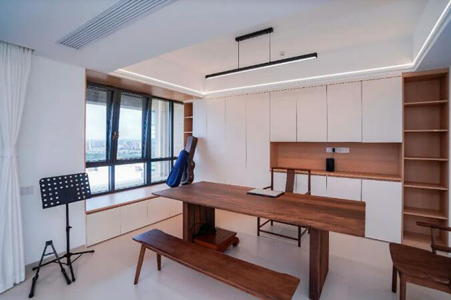 驚艷!120㎡現(xiàn)代風(fēng)三居大改造,高端大平層,陶冶情操的品質(zhì)之選